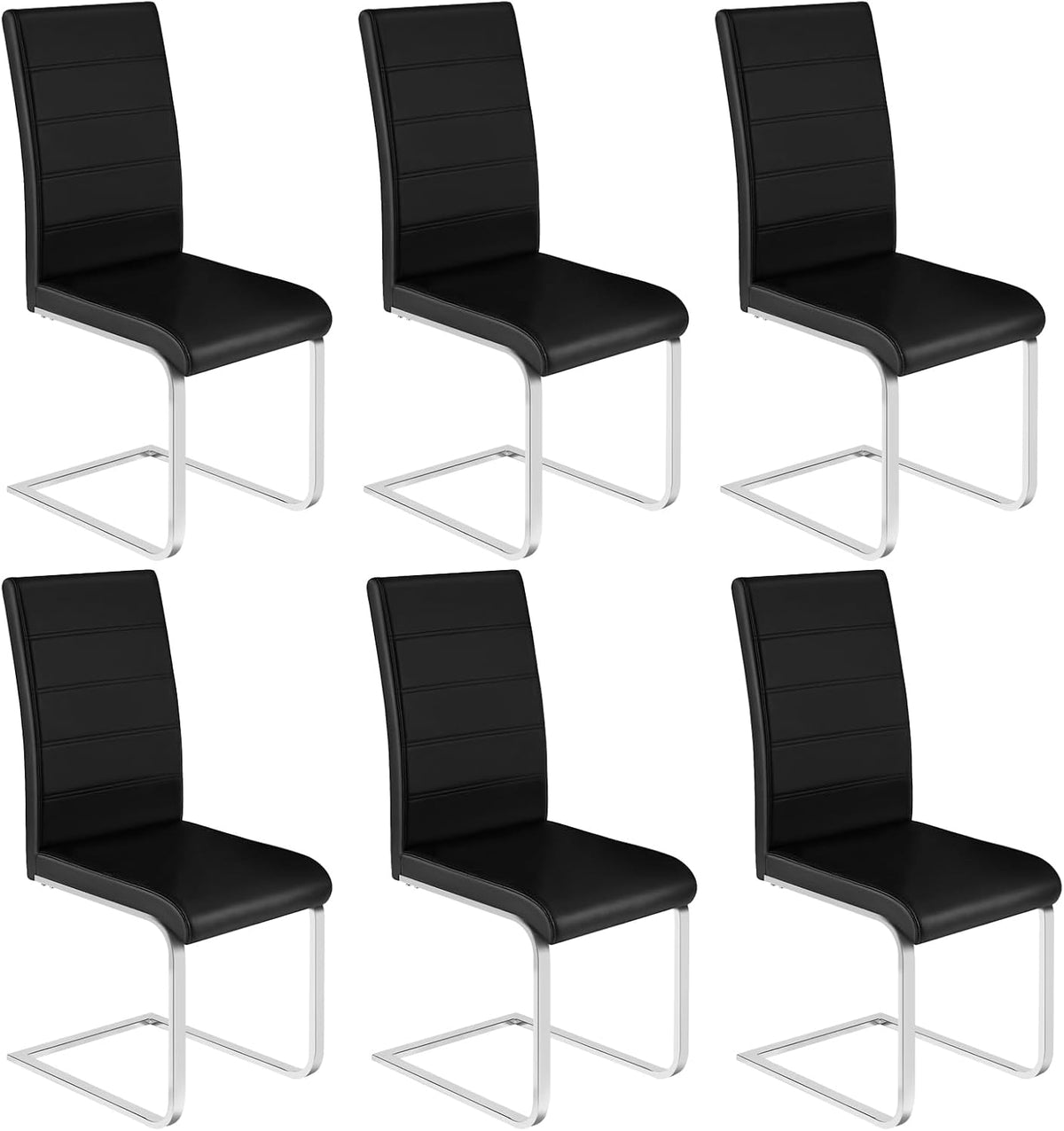 WOLTU Esszimmerstühle 6er Set, Stuhl, Praktisch, Schlafzimmer, 150 kg