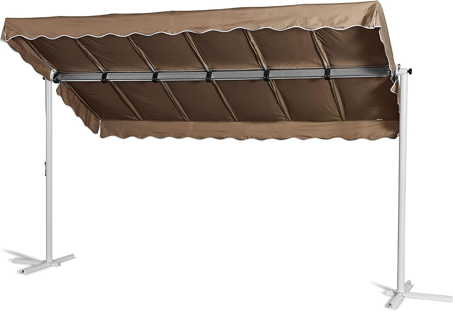 GRASEKAMP Qualität seit 1972 Stand Markise 3,75 × 2,25 m Terrassenüberdachung Dubai, 220 cm