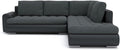 Sofa Wohnlandschaft Tokio Schlaffunktion! Best Generic, Dunkelgrau