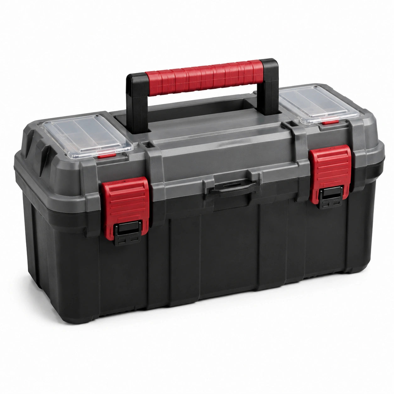 Werkzeugkoffer Kunststoff Polypropylen Schwarz Rot 45x25x20 cm