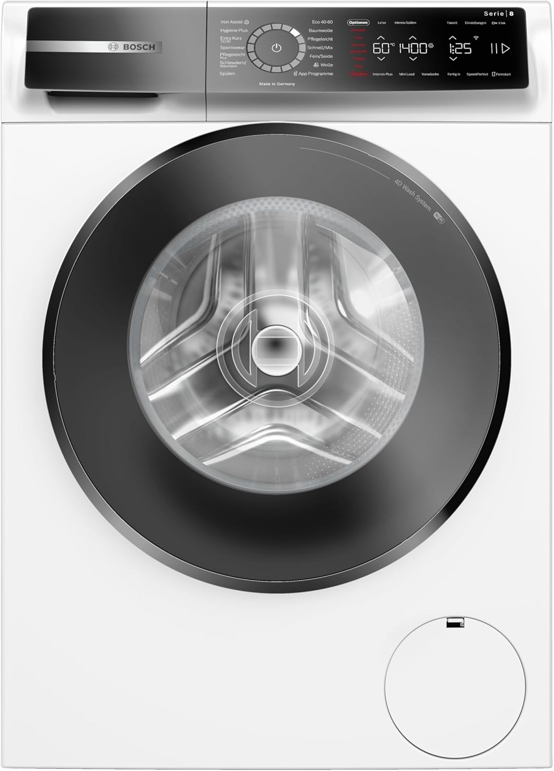 Bosch WGB244040 Serie 8 Smarte Waschmaschine, 9 kg, App
