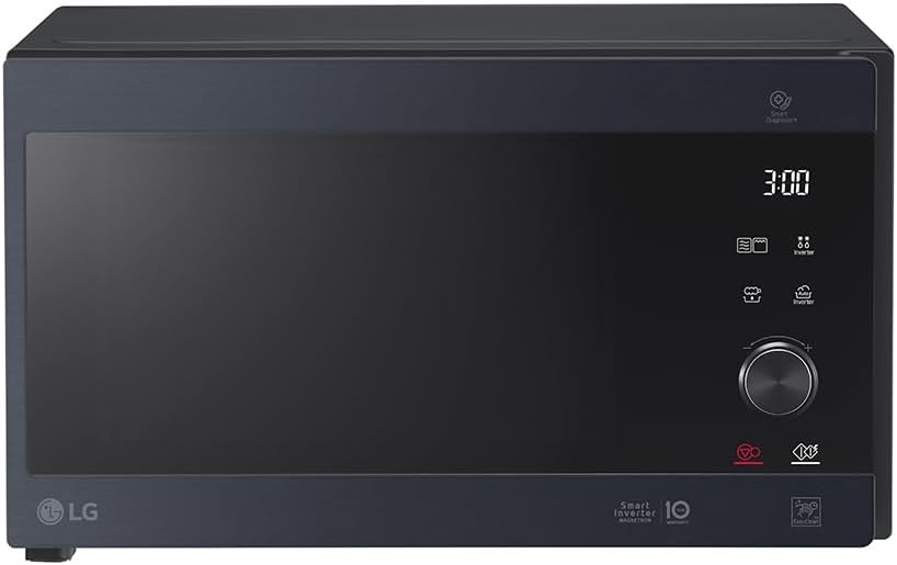 LG Electronics MH6565CPB Mikrowelle, Quarzgrill, LED-Anzeige, Weiß