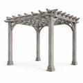 Garten Pergola aus Holz Grau 300x300x250 cm
