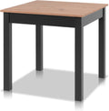 Smart Esstisch 80 × 80 cm Asteiche, Küchentisch, Esszimmertisch, 120 cm