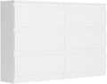 Kommode Schmale Framire, Modern R120, 30 cm, Stauraum, Weiß