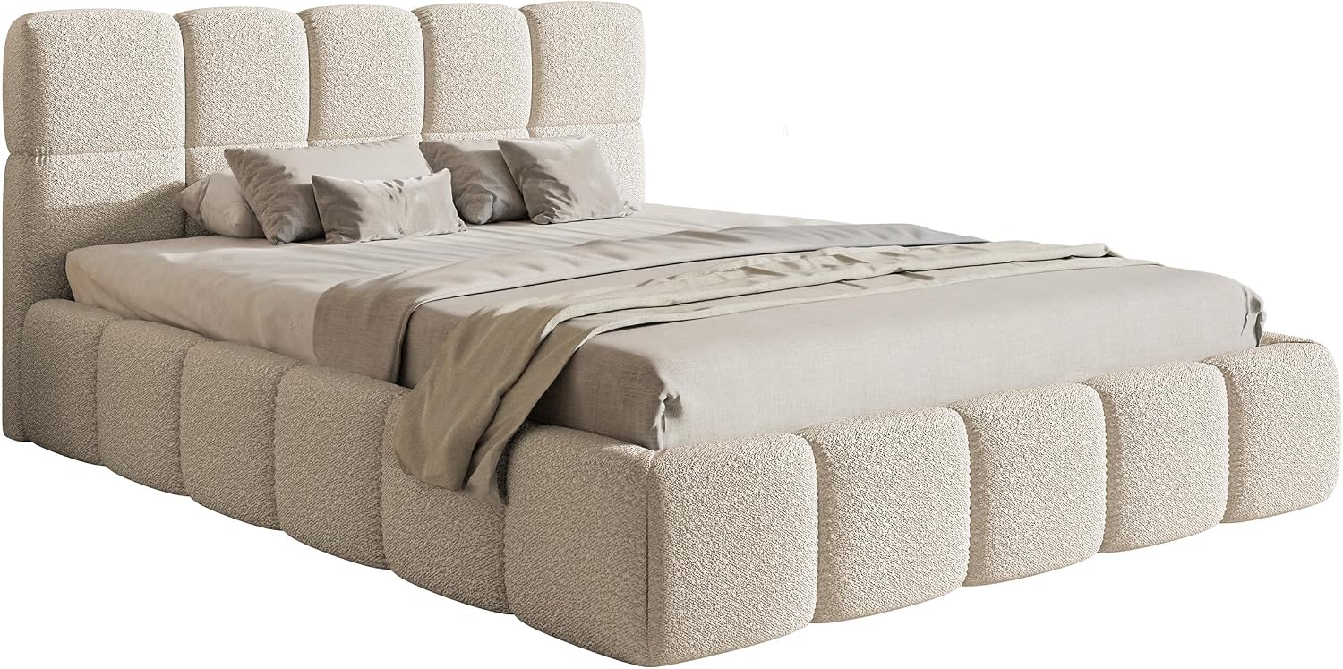 Selsey Bett Polsterbett, Matratze, Schlafzimmer, 200 cm, Schwarz
