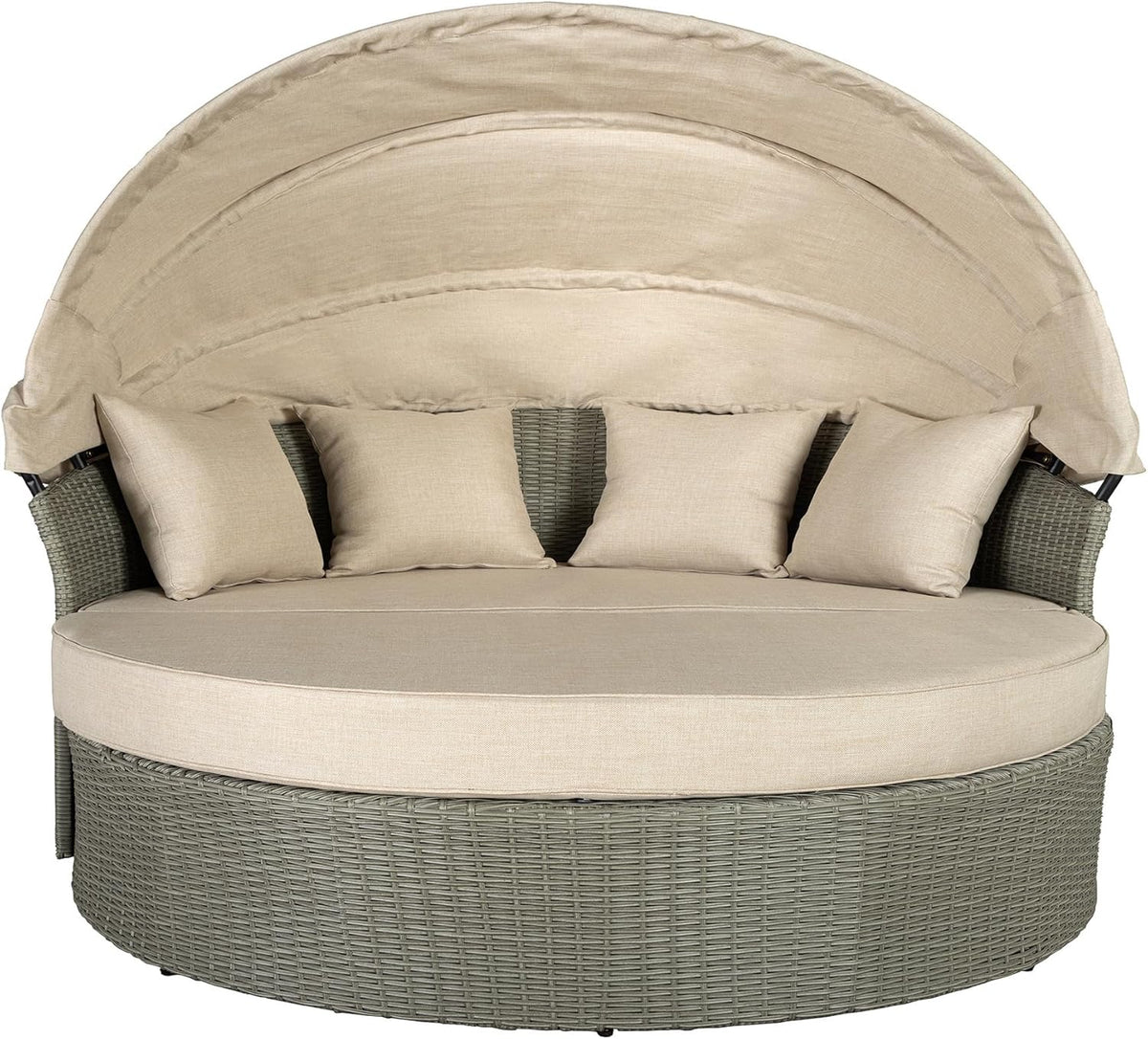 Riess Ambiente Outdoor Sonneninsel - Playa Living - 165 cm - Natur - Polyrattan