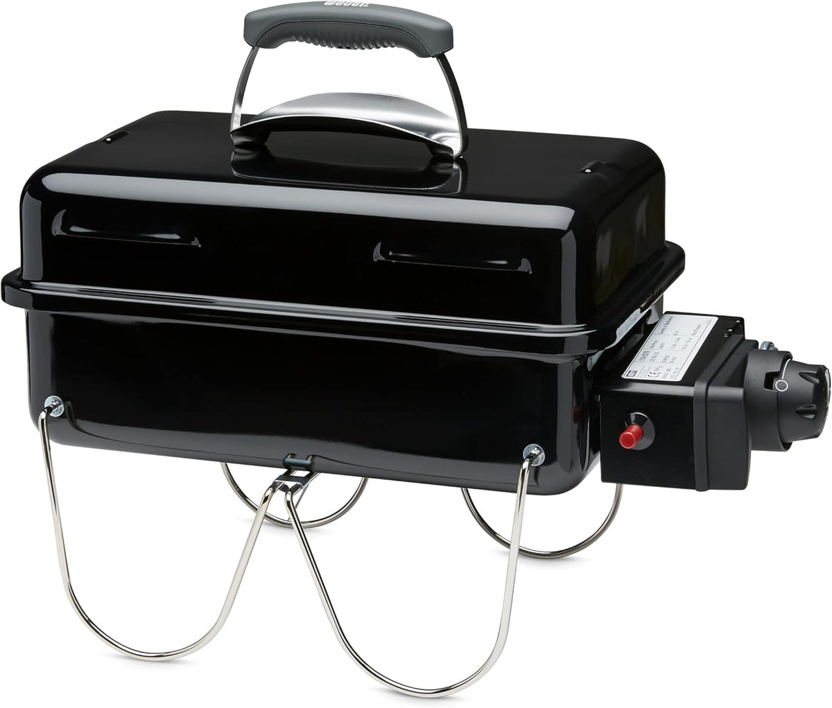 Weber Go-Anywhere Gasgrill, 25,5 cm, 42 cm, Edelstahl