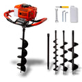 IMJ-Global, DEMON-Bohrmaschine, Motorbohrmaschine, Garten, 80 cm, 15,20 cm, 47 cm, 8,8 kg, 12.12 m, 1.5m
