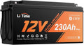 LiTime 12 V 230 Ah Plus Low-Temp-Schutz LiFePO4 Batterie Eingebautes 200A BMS, 2560 W, 12,8 V, 2944 Wh, 1 kWh, IP65, Kunststoff