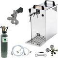 Bierkühler BieTal Bierzapfanlage 60 Liter 1-leitig KOMPLETTSET - KEG Kombi - CO2 2 Kg, 5 Minuten, 8 Zoll, Edelstahl