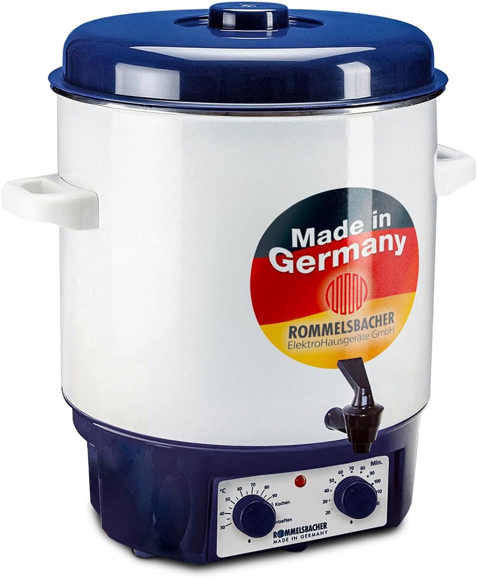 ROMMELSBACHER Glühwein-/Einkochvollautomat KA 1804, Kontrolllampe, Automatisch, Garten, 120 Minuten
