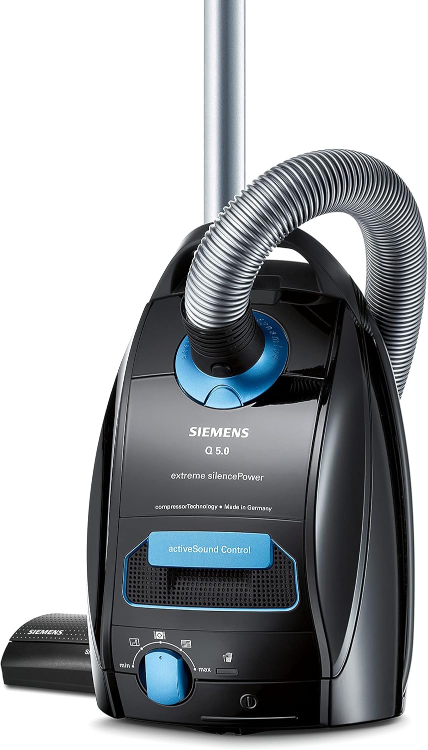 Siemens Staubsauger mit Beutel Q5.0 extreme silencePower VSQ5 × 1230, 13 m