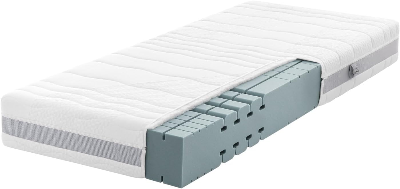 Ravensberger Matratzen Komfort-MED, 7-Zonen-Comfort-Matratze, 7 cm, 20 cm, 60 °C