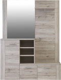 Forte BIG BANG Garderobe 150 160, Garderobenschrank, 80 kg, 40 kg, Kunststoff