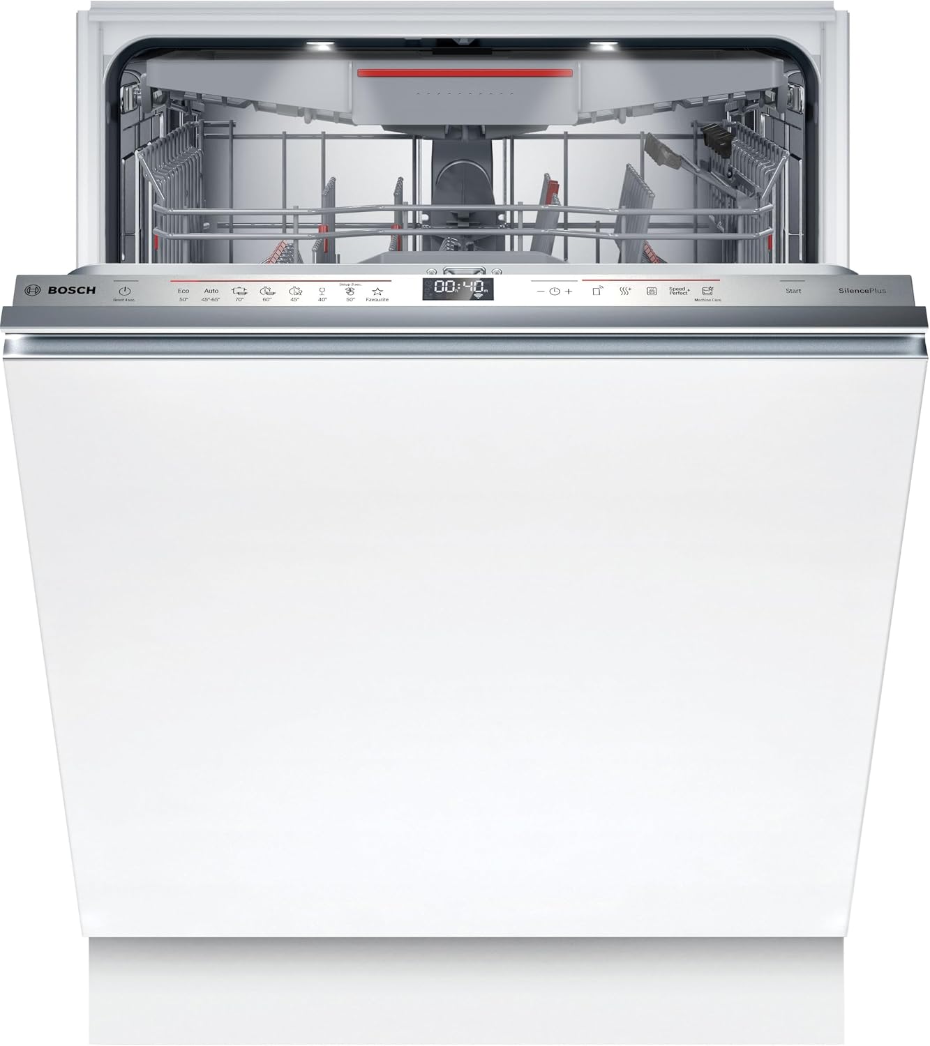 Bosch SMV6ECX10E Serie 6 Einbau-Geschirrspüler komplett versenkbar, Kontrollleuchte, LED
