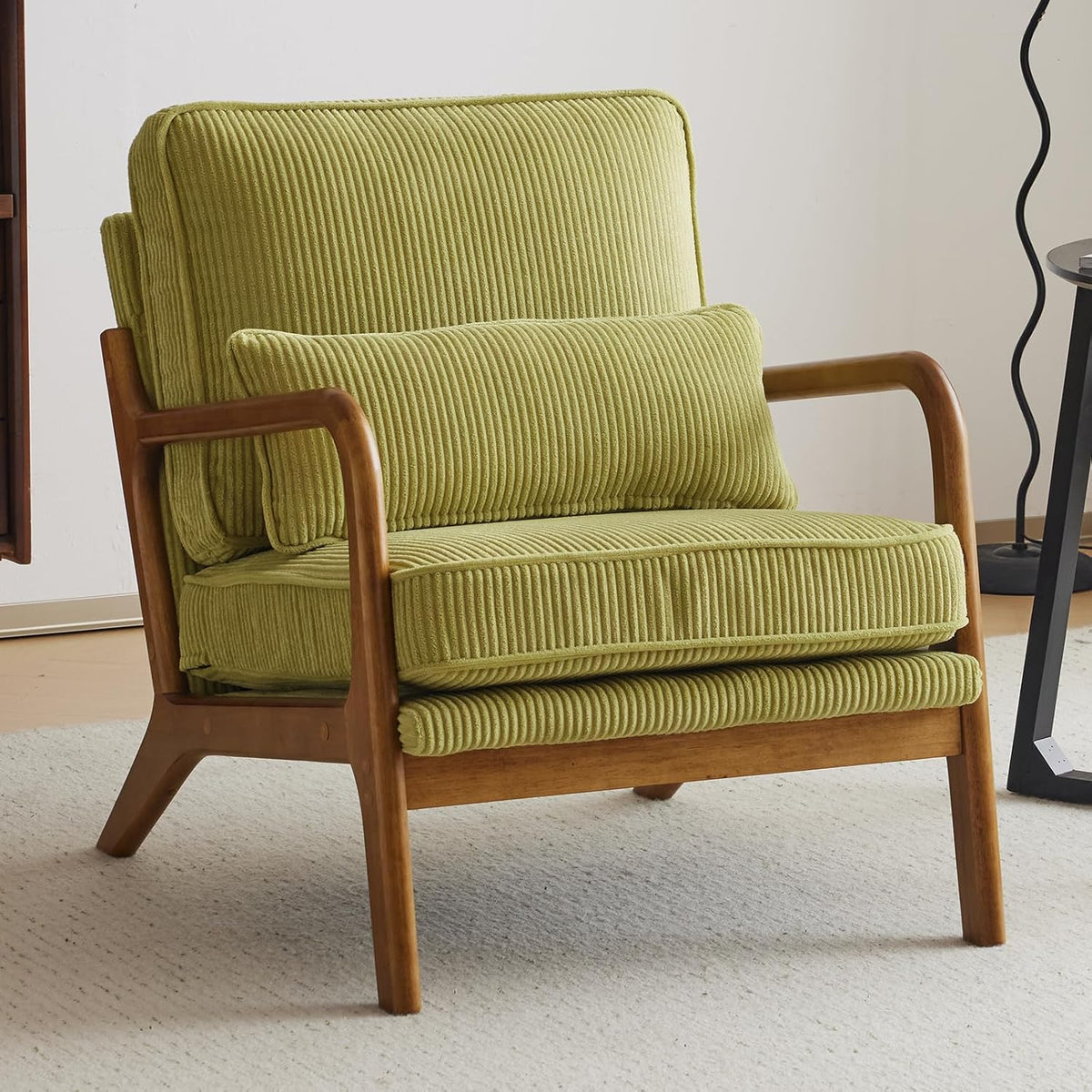 Bonnlo Sessel Gepolsterter Cocktailsessel, Stuhl, Cord-Sessel, 75 cm, 65 cm, 82 cm