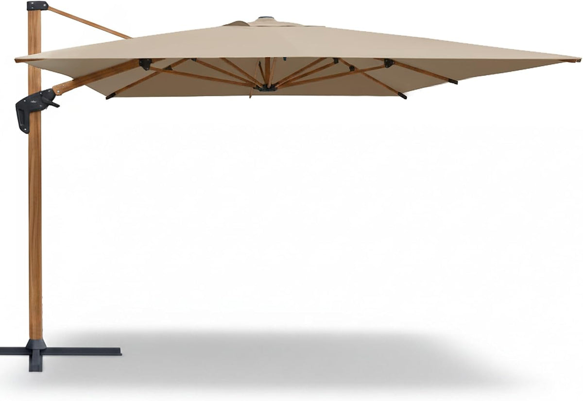Osoltus Sonnenschirm mit Ständer schwenkbar, Garten, 2,0 mm, 1,0 mm, Aluminium