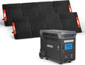 VEVOR Tragbare Powerstation, 32 Stunden, 4 Stunden, 220–240 V, 20 W, 100 W, 12 V