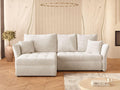 GRAINGOLD Lino Ecksofa mit Schlaffunktion und Bettfunktion