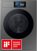 Samsung WF90F09C4SU2 Bespoke AI Waschmaschine, Lautsprecher, 5 kg, 7 Zoll, 9 kg, 60 cm, 40 °C