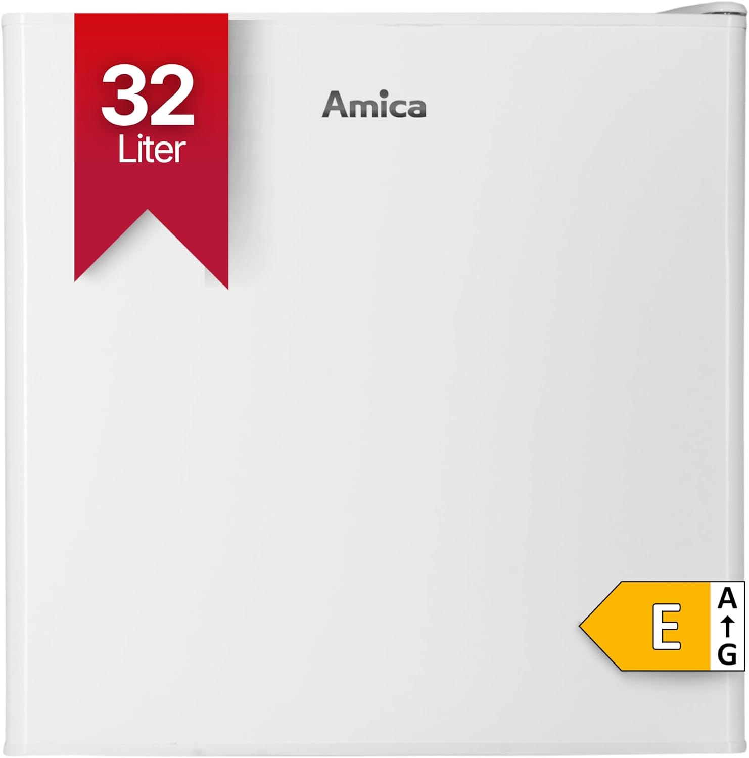 Amica Gefrierbox freistehend 32 l manuelle Abtauung Gefrierfach‐Ablage Eiswürfelbehälter, Gefrierschrank, 148 kWh, 41 dB, 44,5 cm, Weiß