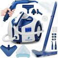 Primavella - Dampfreiniger - 1800 Watt, 1800-W-Dampfreiniger, Polsterreiniger, 45 Minuten, 3,5 bar, 11 Minuten, 1,5 l, 29 cm