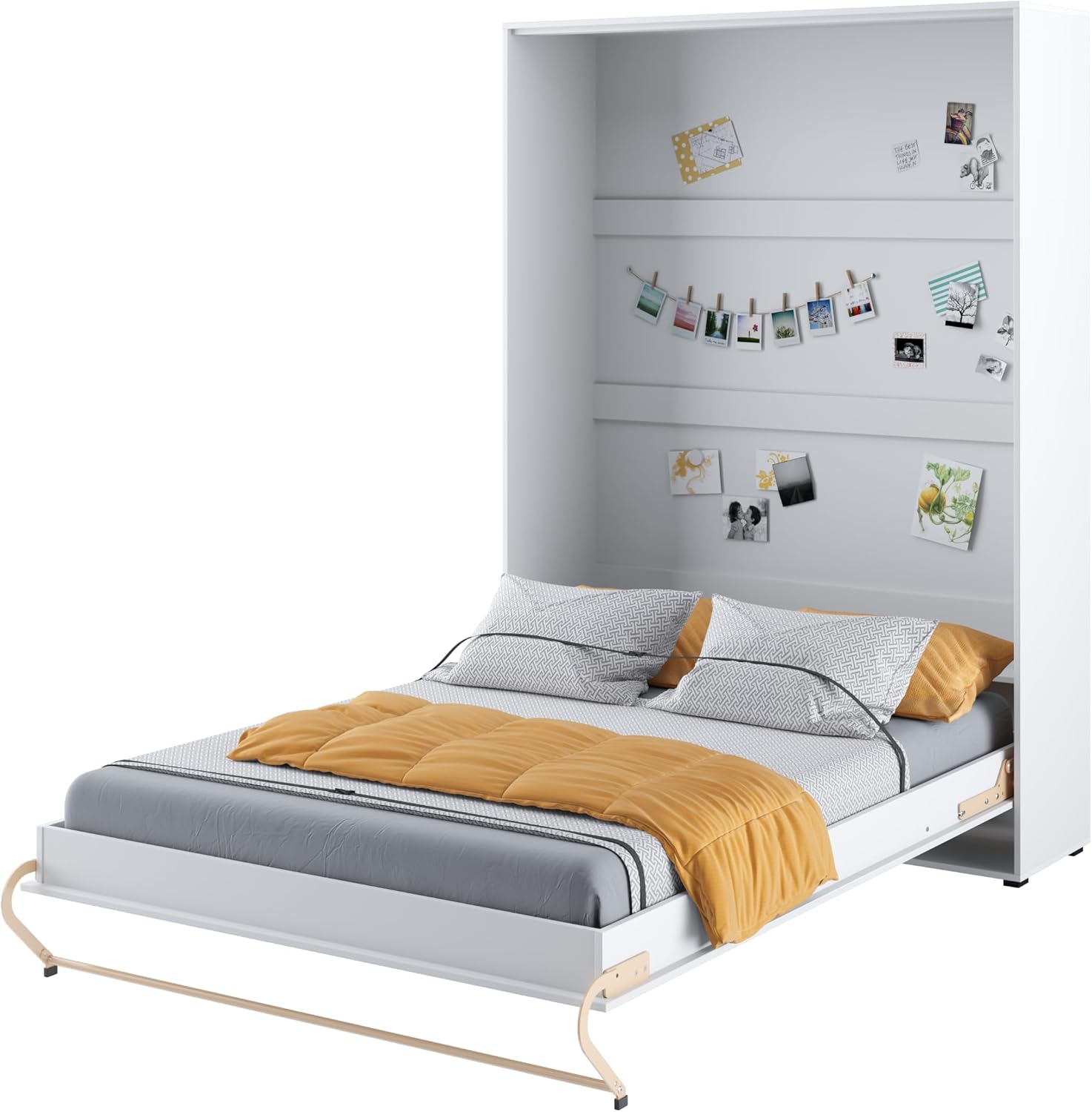Homlando Lenart Schrankbett - Wandbett Concept Pro CP01 140 × 200 cm - Schrankklappbett, Matratze, Funktionsbett, 18 cm, 22 mm, 16 mm, 153 cm, 217 cm