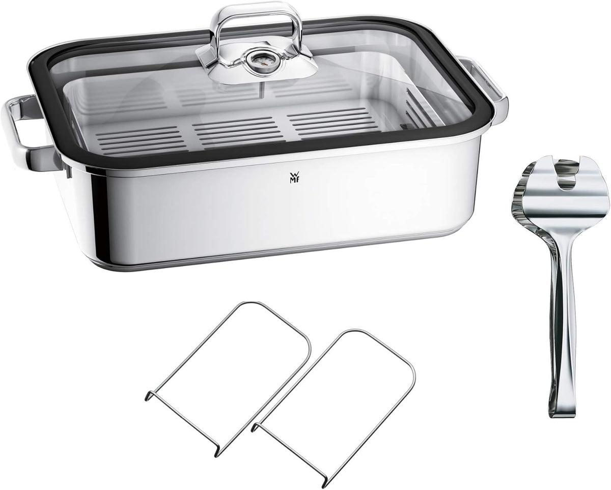 WMF Vitalis Aroma Dampfgarer, Backofen, 10 cm, 6,5 l, 6,5 cm, 180 °C, Edelstahl