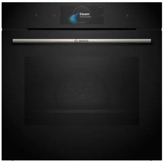 Bosch HSG7584B1 Serie 8 Smarter Einbau-Dampfbackofen, Automatisch, 120 °C, App