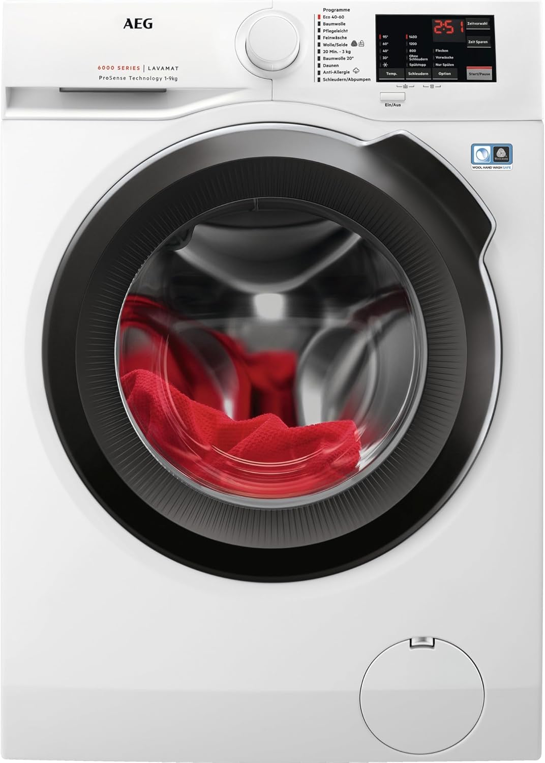 AEG Waschmaschine, 60 °C, 20 Stunden