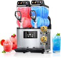 FOHERE Kommerzielle Slush Maschine, 20–25 Minuten, Edelstahl