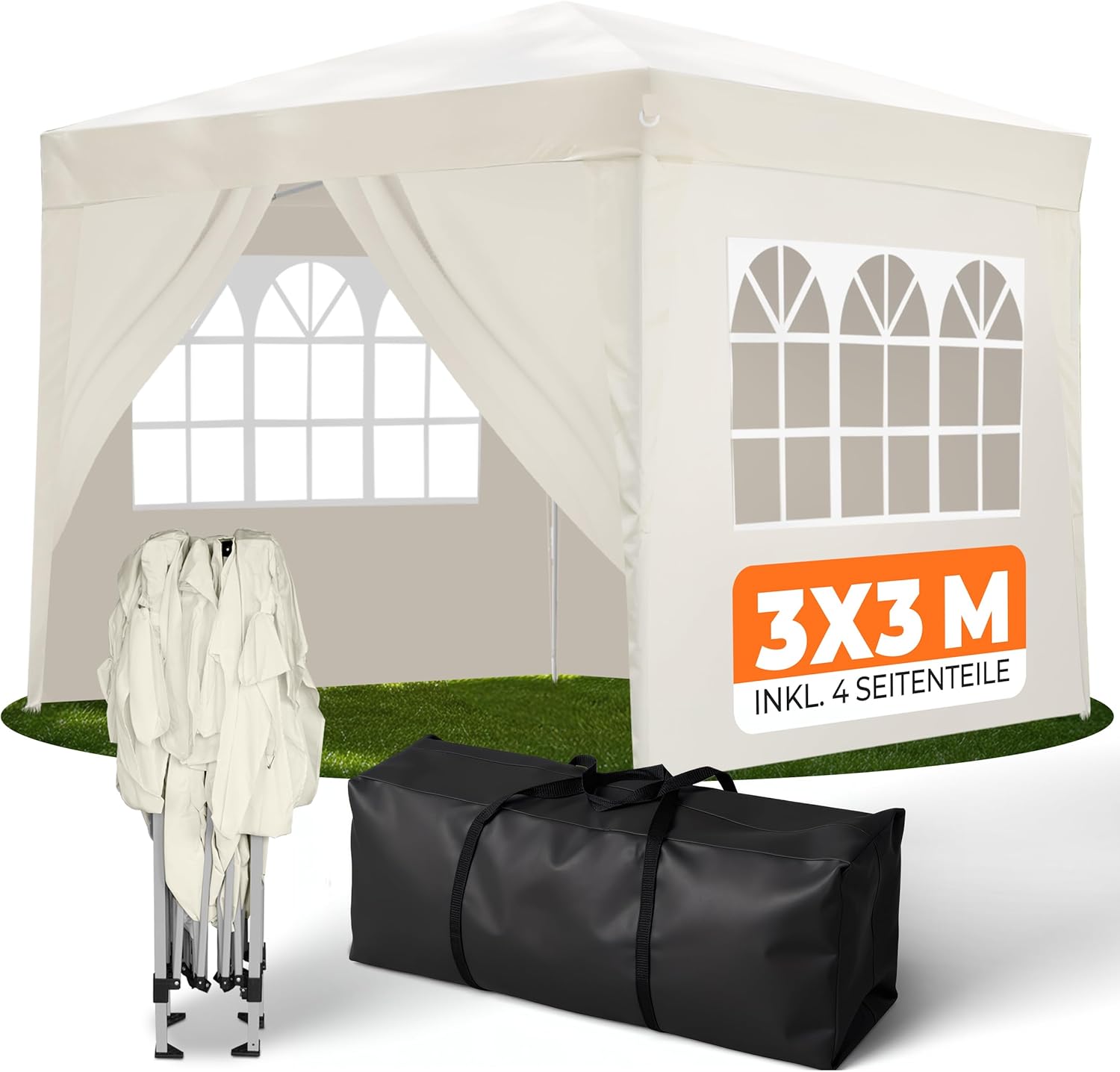 Kronenburg Faltpavillon, Camping, 5 MINUTEN, 3 m, 24 cm, 17 kg