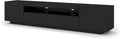BIM Furniture Lowboard TV 200 cm - Universell Sideboard mit Laminierten Fronten, TV-Schrank, Fernsehschrank, 16 mm, 37 cm, LED-Beleuchtung, Schwarz