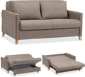 Sofa EVERGREENWEB Schlaf EVERGREENWEB MATERASSI & BEDS, Länge 165 cm, Tiefe 110 cm, Umwandelbar 2-Sitzer Couch mit Ausziehbarer Chaise Longue