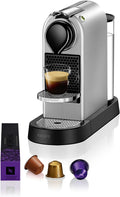 NESPRESSO KRUPS CitiZ Silber Original Kapselmaschine, Kaffeemaschine, Automatisch, 9 Minuten, 0.9 l, 0.7 l, 3.4 kg, 2.5 kg, Aluminium