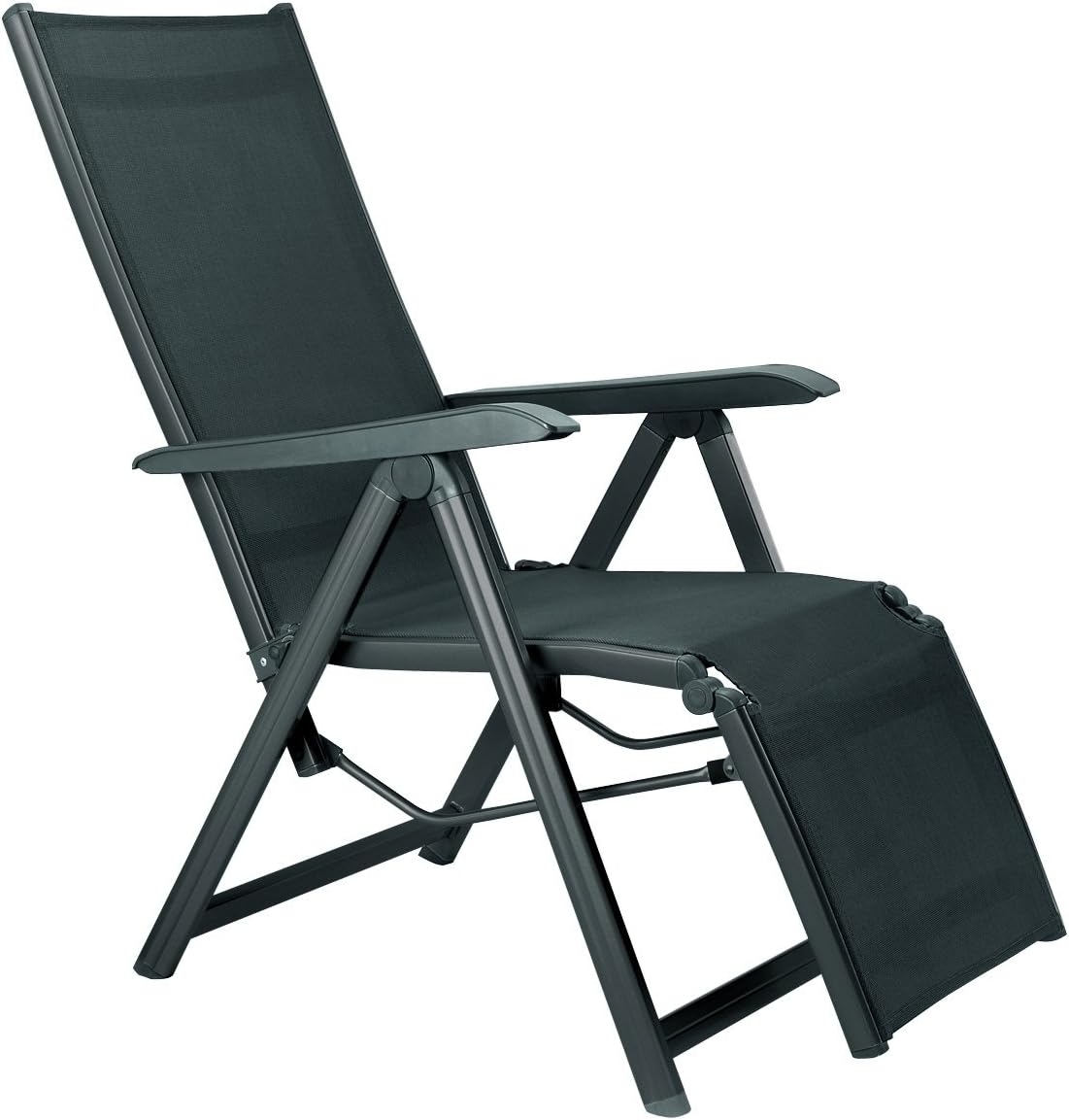 Kettler Relaxsessel Basic Plus, Strandstuhl, Liegestuhl, Garten, 90 cm, 61 cm, 111 cm
