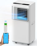 YLEOOB Tragbare Klimaanlage 16.000 BTU Mobile Klimaanlage, 5 in 1 Smart AC Einheit mit WiFi/Fernbedienung, für große Räume bis zu 730 Quadratmeter