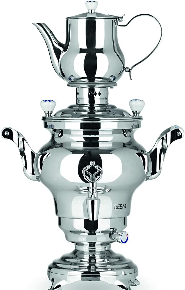 BEEM 06127 Samowar Odessa III, Wasserkocher, Automatisch, 53 cm, Edelstahl