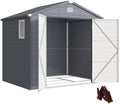 Outsunny Gerätehaus 4,1m2, 10 mm, 240 l, 74 l, Kunststoff