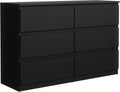 Meble masztalerz Kommode 120 cm Breit - Modernes Sideboard - Schrank, Schubladenschrank, Kommodenschrank, Schlafzimmer, 39 cm