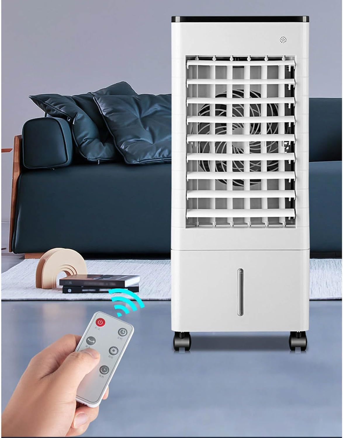 Generisch Tragbare Klimaanlage 15H Timer Luftkühler, 3-Gang-Ventilator für Zimmer, 9L Tank, Fernbedienung, Auto Abschaltung, vielseitigen Komfort