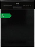 KKT KOLBE 60 cm Geschirrspüler Spülmaschine Schwarz Silber Freistehend, Einbau-Geschirrspüler, 24 Stunden, LED-Anzeige, Edelstahl