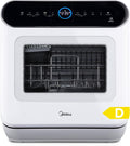 Midea Tischgeschirrspüler für 3 Gedecke, Automatisch, 27 cm, App