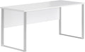 Möbelando Schreibtisch Amanda in Weiß - Moderner Bürotisch Computertisch, 73 cm, 170 cm