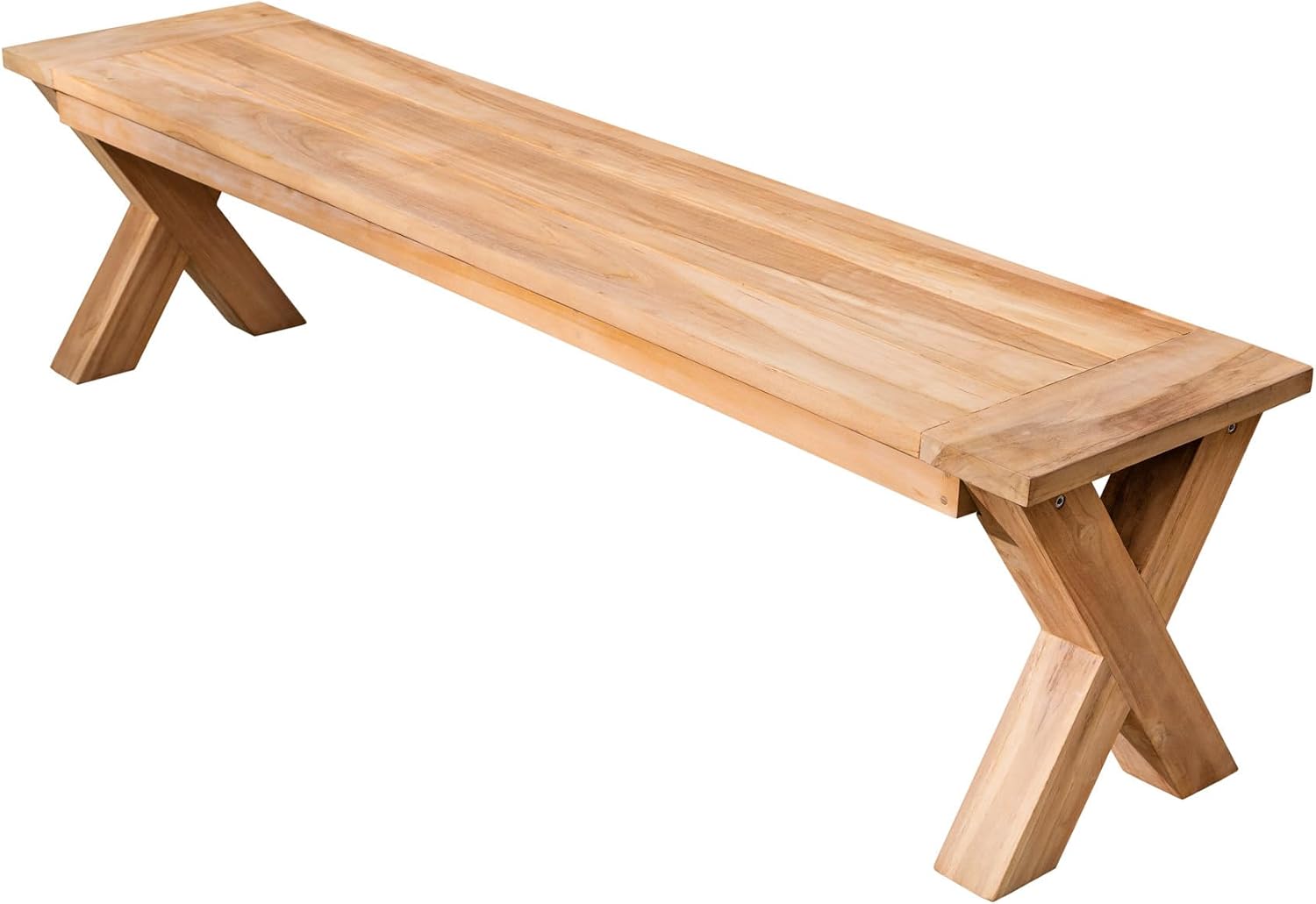 Riess Ambiente Massive Gartenbank Empire Teak - 160 cm - Natur - Teakholz, 46 cm, 40 cm