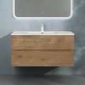 Doporro Badmöbel-Set Waschbecken-Unterschrank, Badezimmerschrank, Waschtisch, 50 cm, 80 cm