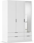 Rauch Möbel Lagoa, Drehtürenschrank, Kleiderschrank, 54 cm