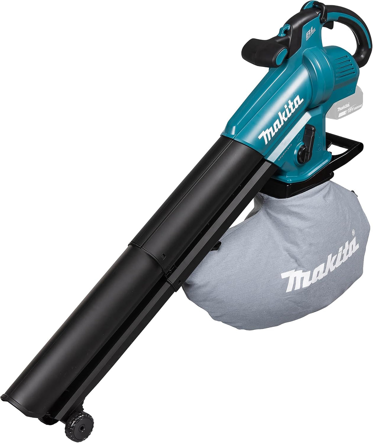Makita DUB187T002 Akku-Laubsauger/-bläser LXT 18 V 4,2 m3/min, Laubbläser, 5,0 Ah, 25 l, Schnellladegerät