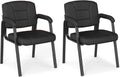 COSTWAY Konferenzstühle 2er Set, Gästestuhl, Wartezimmerstuhl, 180 kg, 87 cm